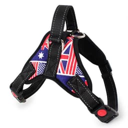 image-PetSecret Reflective Nylon Dog Harness Vest Medium Large Dogs