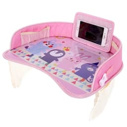 image-Baby Stroller Tray Table Waterproof Cartoon Dinner Plate