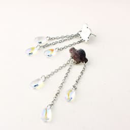 image-Gothic Cloud Raindrops Illusion Earrings - Pagan Witchcraft Style
