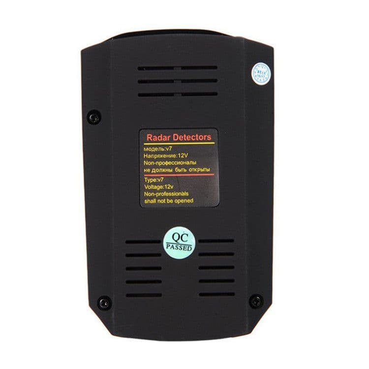image-V7 Car Radar Detector Speed Measuring System Multi-Language