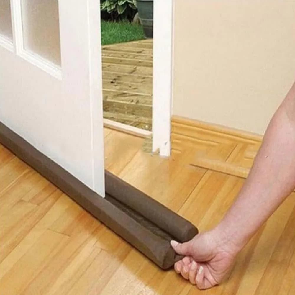 image-Door Bottom Seal Strip - U Type Soundproof Weatherstrip 86cm