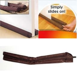 image-Door Bottom Seal Strip - U Type Soundproof Weatherstrip 86cm