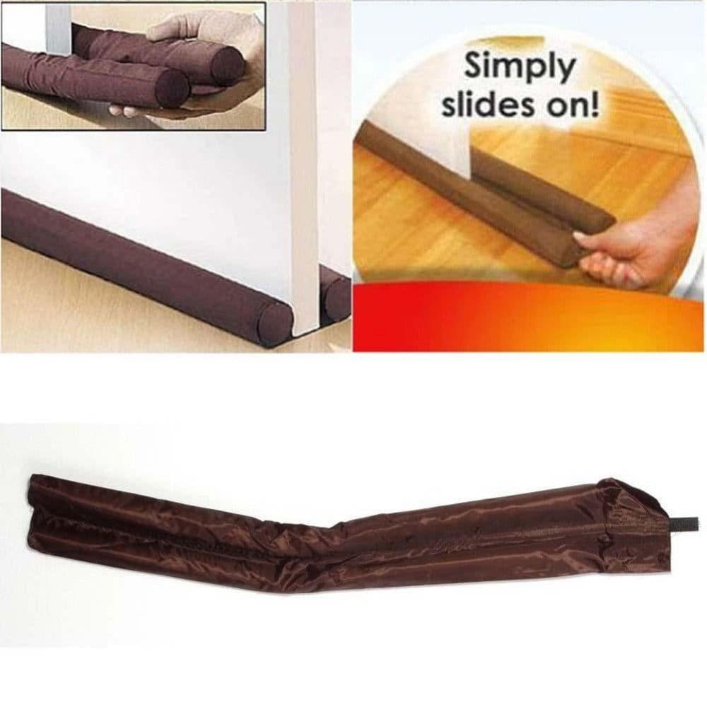image-Door Bottom Seal Strip - U Type Soundproof Weatherstrip 86cm