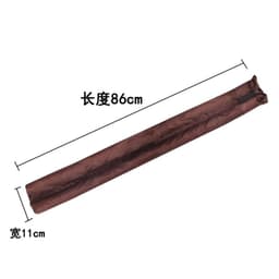 image-Door Bottom Seal Strip - U Type Soundproof Weatherstrip 86cm
