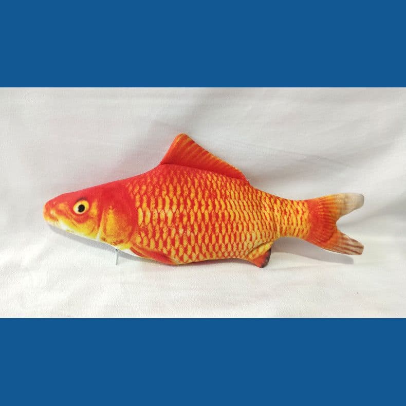 image-USB Electric Fish Cat Toy Plush Jumping Simulation Pet Toy