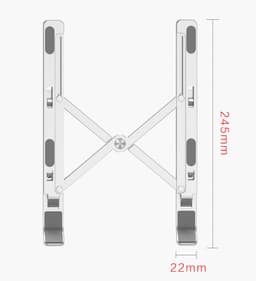 image-Edwin SJZJ007 Aluminum Notebook Stand Laptop Holder Adjustable