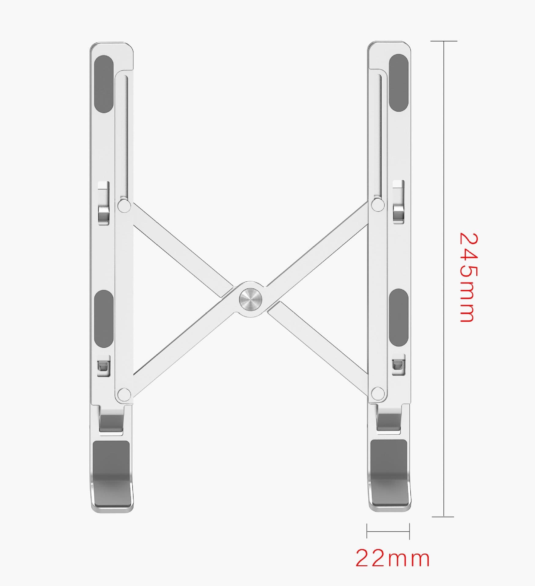 image-Edwin SJZJ007 Aluminum Notebook Stand Laptop Holder Adjustable