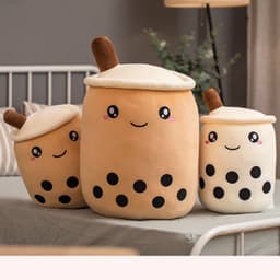 image-Baby Music Plush Milk Tea Cup Pillow 70cm
