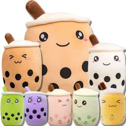 image-Baby Music Plush Milk Tea Cup Pillow 70cm
