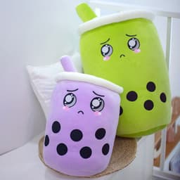 image-Baby Music Plush Milk Tea Cup Pillow 70cm
