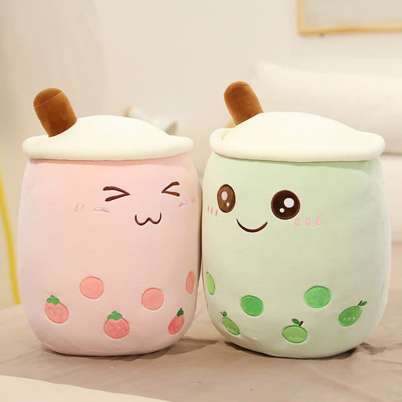image-Baby Music Plush Milk Tea Cup Pillow 70cm