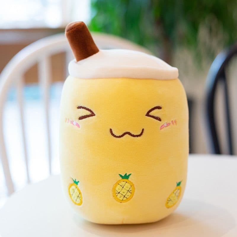 image-Baby Music Plush Milk Tea Cup Pillow 70cm