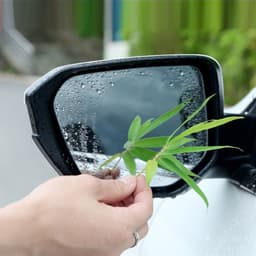image-Rearview Mirror Waterproof Rainproof Film Anti-Fog Protective Sticker