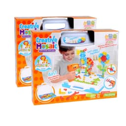 image-Small Double Electric Drill Building Blocks DIY Toy Set Ages 4-6