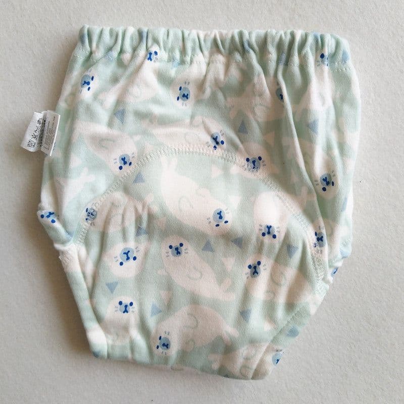 image-Baby Cotton 4-Layer Gauze Waterproof Training Pants Cloth Diaper