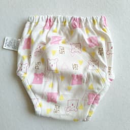 image-Baby Cotton 4-Layer Gauze Waterproof Training Pants Cloth Diaper