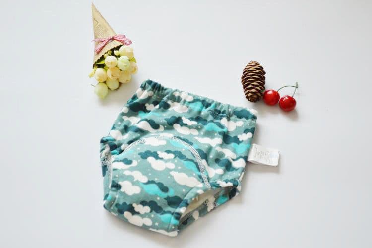 image-Baby Cotton 4-Layer Gauze Waterproof Training Pants Cloth Diaper