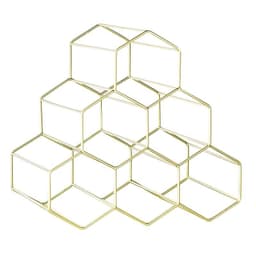 image-Tiancheng Iron Wire Wine Rack European Style Gold Finish