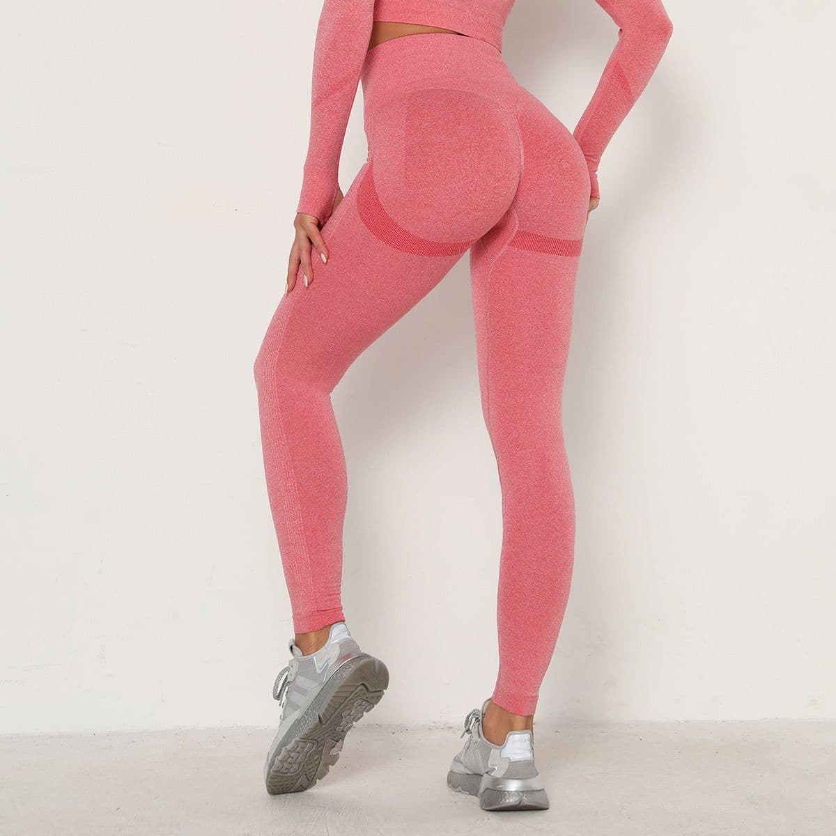 image-Women's Seamless High Waist Yoga Leggings Fitness Workout Pants