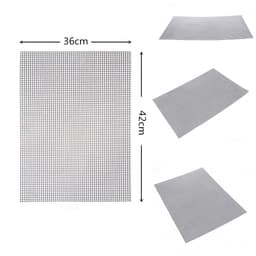 image-Teflon PTFE Non-Stick BBQ Grill Mat - Heat Resistant