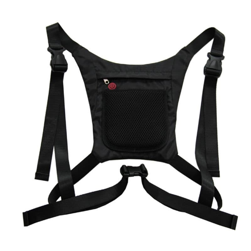image-Yuan Mingshi LED Safety Vest with Wireless Remote Control - Yellow