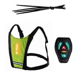image-Yuan Mingshi LED Safety Vest with Wireless Remote Control - Yellow