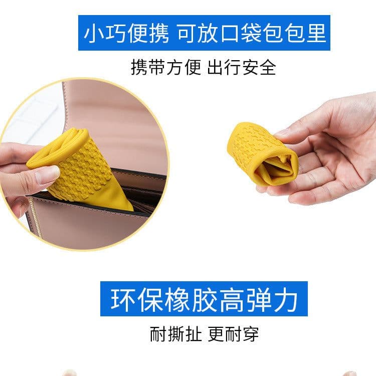 image-Waterproof Silicone Shoe Covers Non-Slip Rain Boot Covers S/M/L