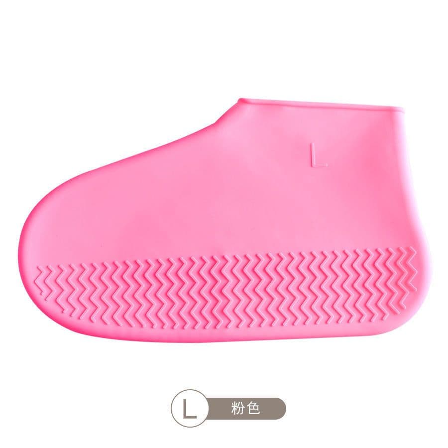 image-Waterproof Silicone Shoe Covers Non-Slip Rain Boot Covers S/M/L