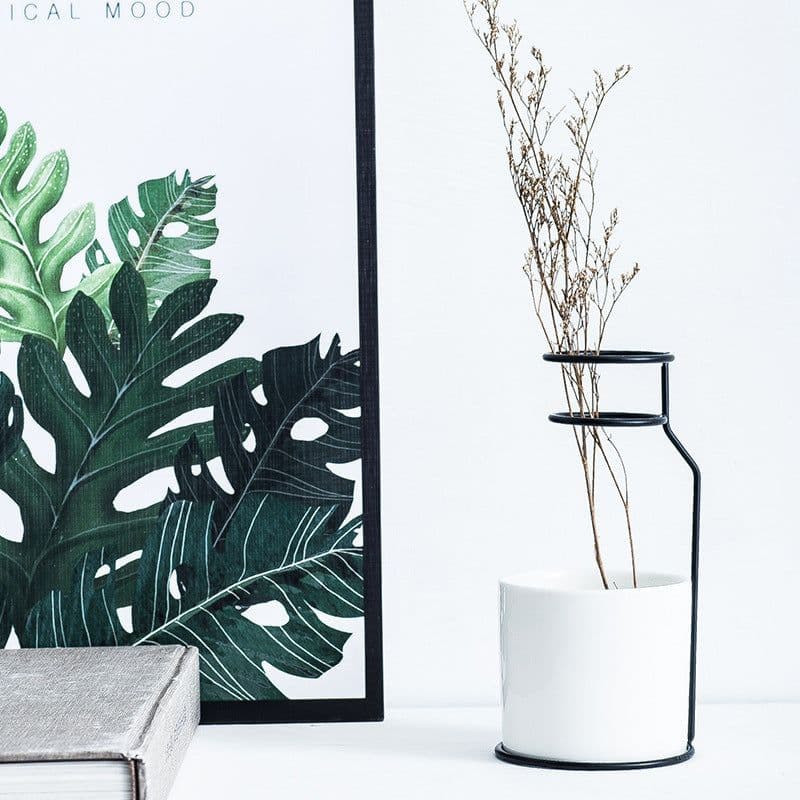image-Ceramic Vase Modern Minimalist Home Decoration Flower Arrangement