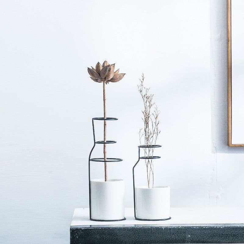image-Ceramic Vase Modern Minimalist Home Decoration Flower Arrangement