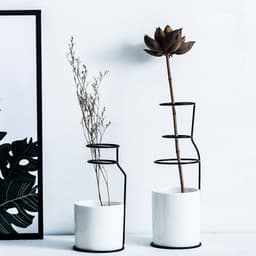 image-Ceramic Vase Modern Minimalist Home Decoration Flower Arrangement