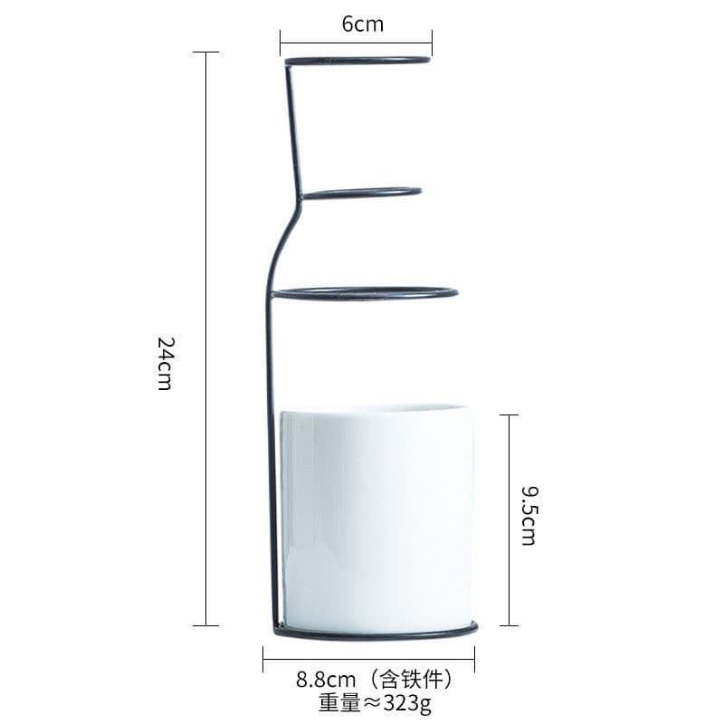 image-Ceramic Vase Modern Minimalist Home Decoration Flower Arrangement
