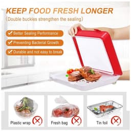 image-Clever Tray Vacuum Fresh-Keeping Refrigerator Food Storage Tray
