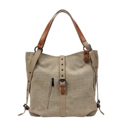 image-Canvas Tote Bag - Large Capacity Shoulder Messenger Bag