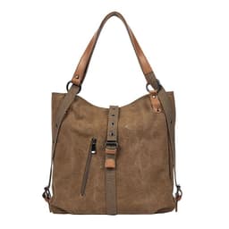 image-Canvas Tote Bag - Large Capacity Shoulder Messenger Bag