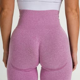 image-Women's High Waist Seamless Yoga Shorts Nylon Spandex Activewear