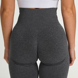 image-Women's High Waist Seamless Yoga Shorts Nylon Spandex Activewear
