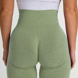 image-Women's High Waist Seamless Yoga Shorts Nylon Spandex Activewear