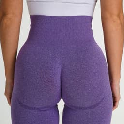 image-Women's High Waist Seamless Yoga Shorts Nylon Spandex Activewear