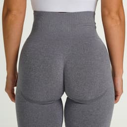 image-Women's High Waist Seamless Yoga Shorts Nylon Spandex Activewear