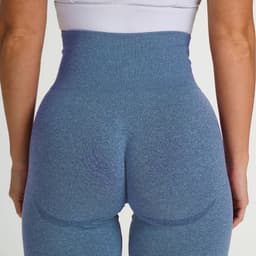 image-Women's High Waist Seamless Yoga Shorts Nylon Spandex Activewear