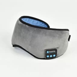 image-Bluetooth 5.0 Sleep Eye Mask with Wireless Call - Gray