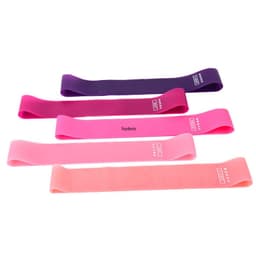 image-Yoga Resistance Bands Set - 8 Piece Elastic Hip & Squat Training Kit