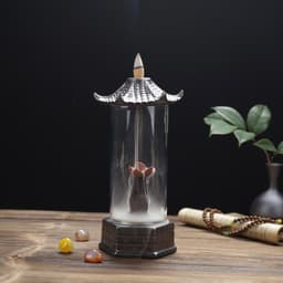 image-Zisha Pottery Backflow Incense Burner Chinese Style Home Decor