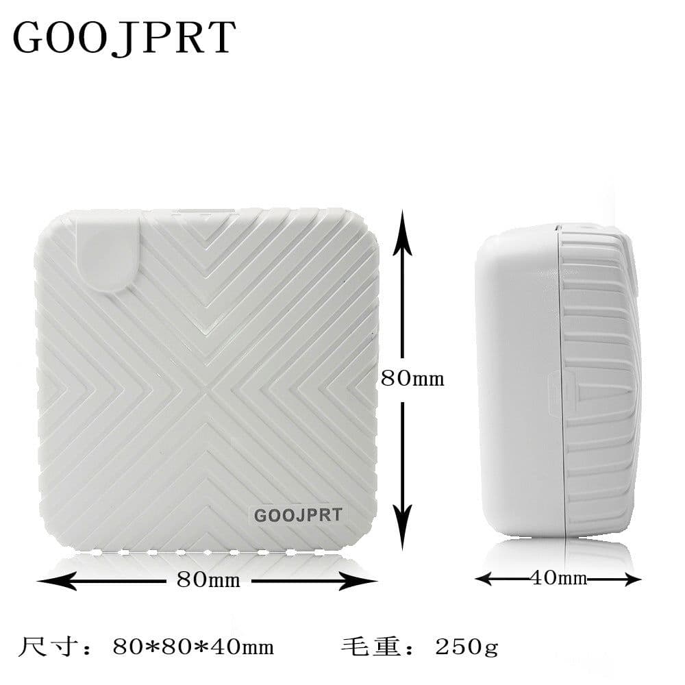 image-GOOJPRT P6 Portable Thermal Printer 58mm Bluetooth Mini Photo Label