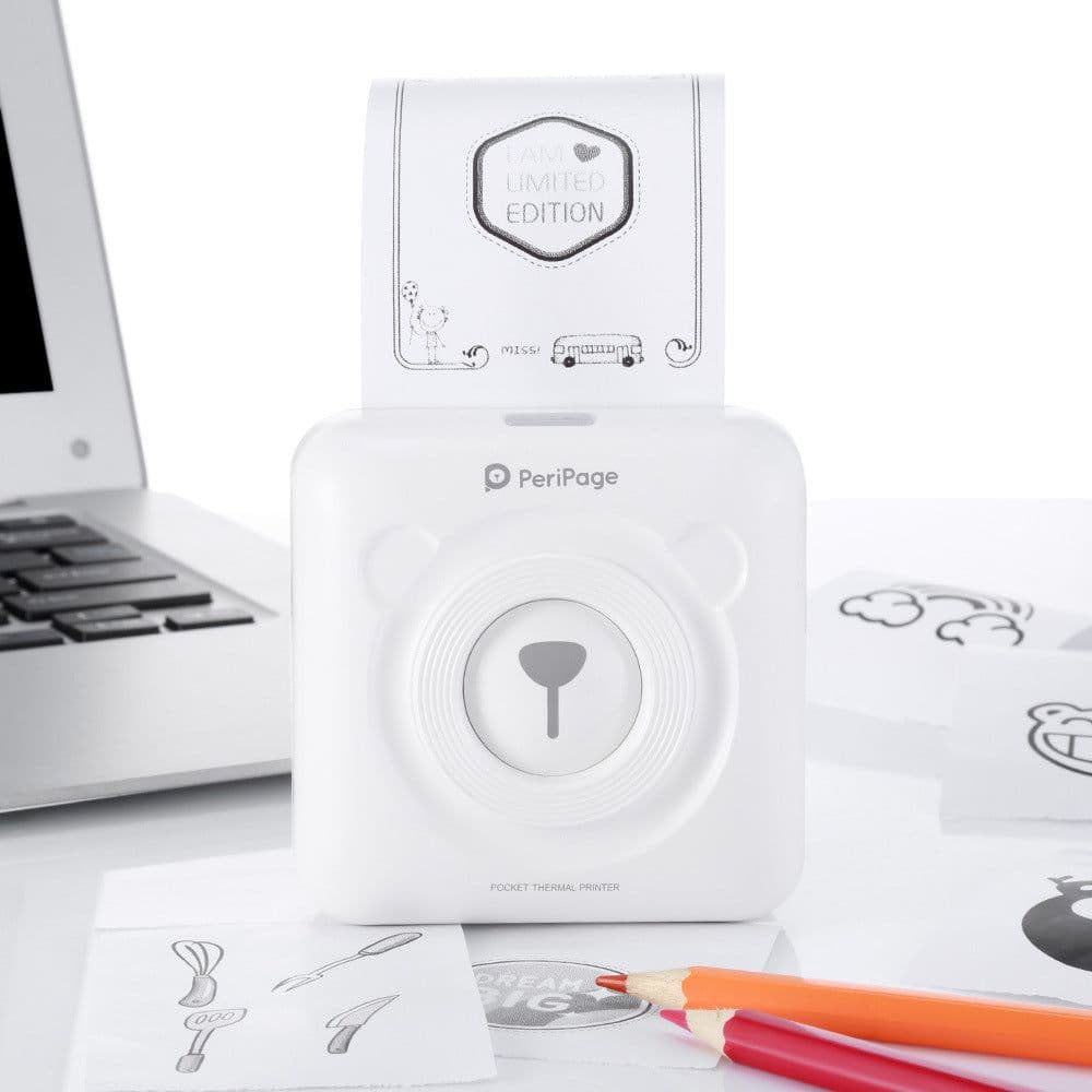 image-GOOJPRT P6 Portable Thermal Printer 58mm Bluetooth Mini Photo Label