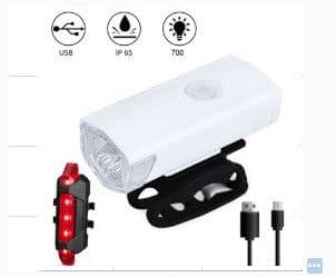 image-MLcolour 2255 Mountain Bike LED Headlight USB Rechargeable