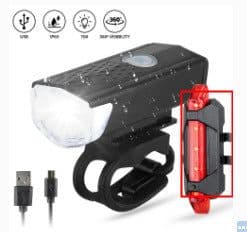 image-MLcolour 2255 Mountain Bike LED Headlight USB Rechargeable