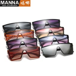 image-Manna 18037 Retro Sunglasses Ocean Lens Unisex Frame