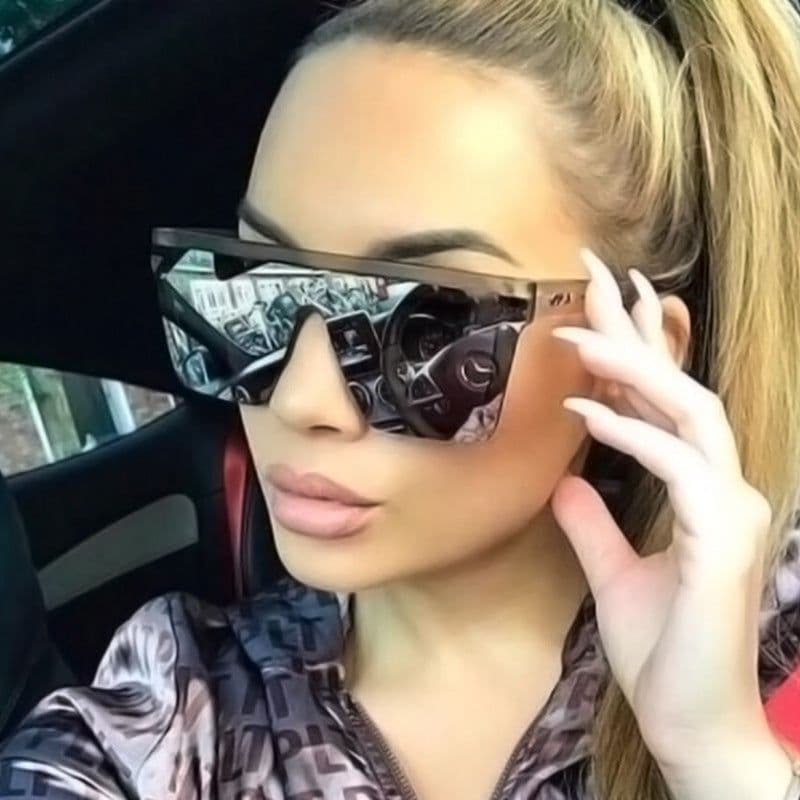 image-Manna 18037 Retro Sunglasses Ocean Lens Unisex Frame